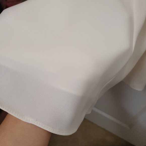 Amsale Little White Dress #142 Like New - Picture 13 of 13